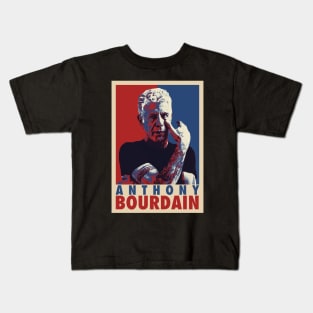 Anthony Bourdain Pop Art Style Kids T-Shirt